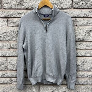IZOD Men's Gray Half-Zip Sweater